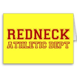 Redneck Athletic Dept Design Card