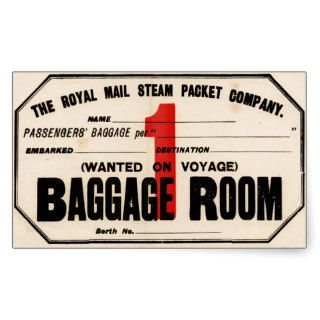 Royal Mail Steam Packet Co Stickers