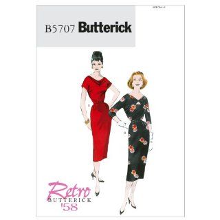 Butterick Patterns B5707 Misses' Dress and Belt, Size A5 (6 8 10 12 14)
