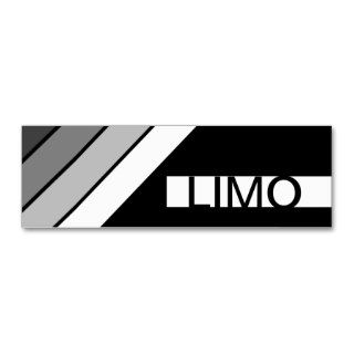 retro LIMO Business Card