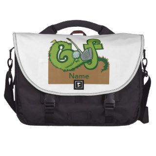 Custom Golf Graphic Laptop Commuter Bag