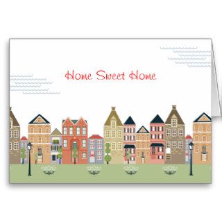 Home Sweet Home Thank you Greeting Card