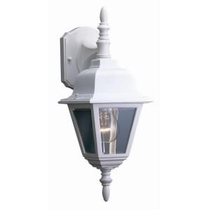 Design House Maple Street Wall Mount Outdoor White Downlight 507558