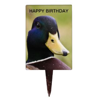 Happy Birthday Duck Cake Topper