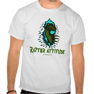 Funny raptor attitude t shirt design