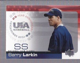 2004 Upper Deck TEAM USA Baseball 25th Anniversary #107 Barry Larkin Sports Collectibles