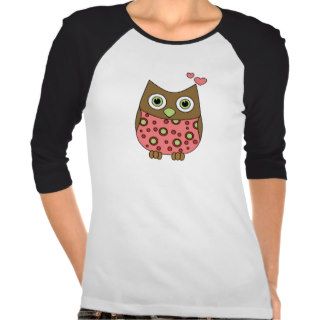 Owl WIth Love T shirts