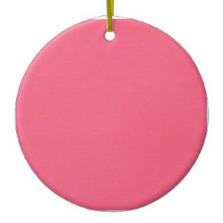solid pink2 SOLID GIRLY PINK BACKGROUNDS TEMPLATES Christmas Tree Ornament