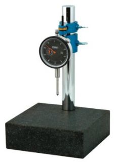 Fowler 52 580 109 AGD Black Face Indicator and Stand Combo, 0.001" Graduation Interval, 0 1" Measuring Range, 2.25 Dial Diameter