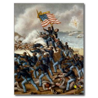 The First Battle of Fort Wagner Post Card