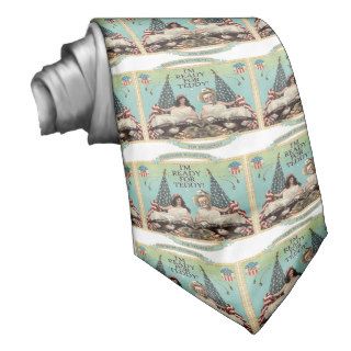 'Ready for Teddy' Roosevelt 1912 Tie