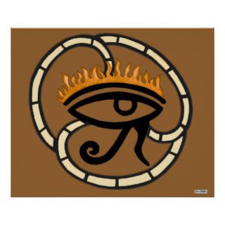 Eye of Horus (Gold) Poster