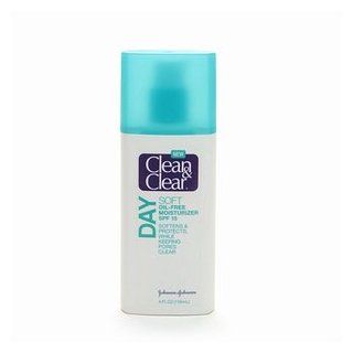 Clean & Clear Soft Oil Free Day Moisturizer, SPF 15 4 oz (113.4 g)  Body Lotions  Beauty