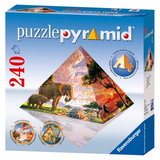 Ravensburger Impressions of Africa 240 piece Puzzle Pyramid RAVENSBURGER Puzzles