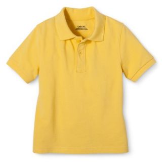 Cherokee Toddler School Uniform Short Sleeve Pique Polo   Pongee Tint 2T