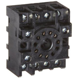 Omron PF113A E General Purpose Track Mounted Socket, 3 Poles, 10 A Maximum Carry Current, For Use With MKS3 Series Relays Electronic Relays