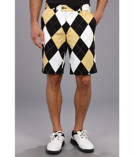 Loudmouth Golf Black and Tan Short Mens Shorts (Black)