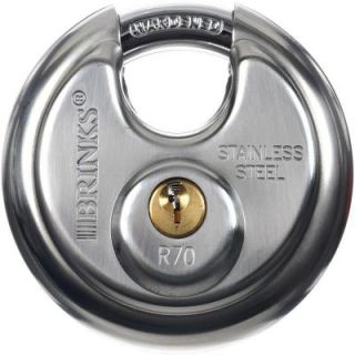 Brinks Home Security Stainless Steel Shielded Lock 173 70001