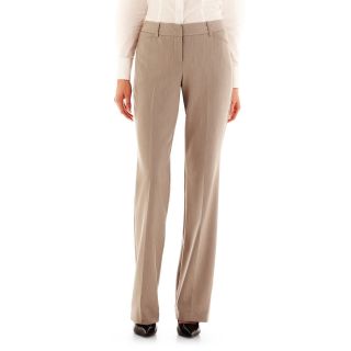 Worthington Modern Fit Angle Pocket Pants, Heather Tumbleweed, Womens