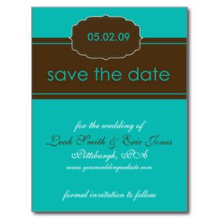 Save the Date Postcard TEMPLATE