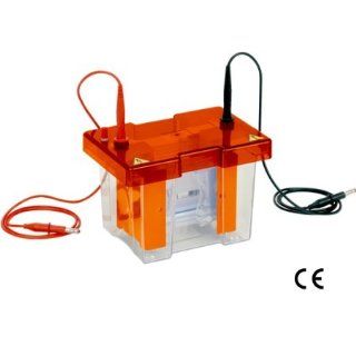 Satori Bio Complete Mini Vertical Gel Electrophoresis Apparatus   Mini 10x10cm Dual, 2 sets of Glass plates with 1mm thick bonded spacers, 2x12 samples, 1mm thick combs, cooling pack, dummy plate and casting base.
