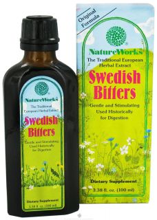 NatureWorks   Swedish Bitters Extract Original Formula   3.38 oz.