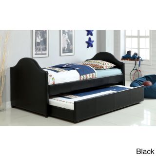Ordino Contemporary Twin Daybed With Twin Trundle