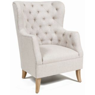 Classic Home Akash Cotton Club Chair 5300609 Color Light Cream