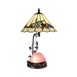 Dale Tiffany Dragonfly and Pink Turtle Table Lamp and Nightlight