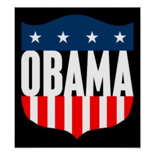 barack obama. stars and stripes. posters