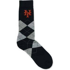 New York Mets For Bare Feet Argyle Dress Sock
