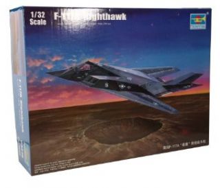 Trumpeter 1/32 F117A Nighthawk Aircraft Model Kit Toys & Games
