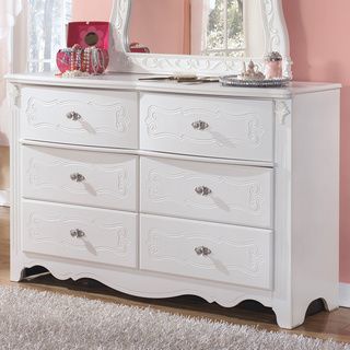 Signature Design By Ashley Signature Design By Ashley Exquisite White Dresser White Size 6 drawer