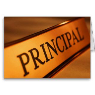 Principal Day Card