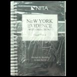 New York Evidence With Objections   With CD