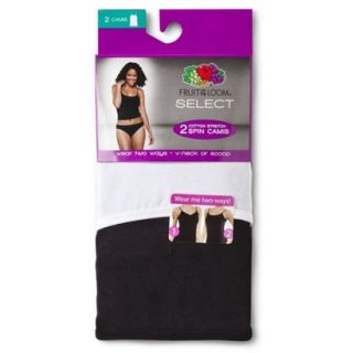 Fruit of the Loom SELECT Cotton Stretch Cami 2 Pack   Assorted Colors L