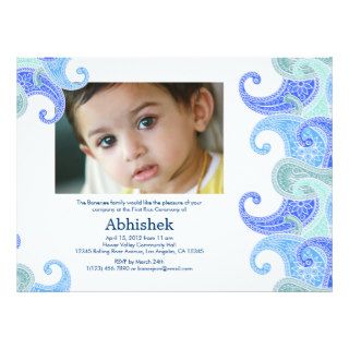 Paisley Annaprashan (First Rice) Invitation