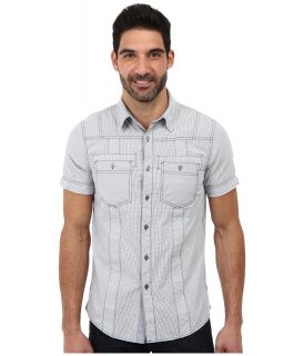Request Pitt S/S Woven Shirt Mens Short Sleeve Button Up (Gray)