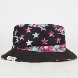 Merica Floral Mens Bucket Hat Black One Size For Men 237928100