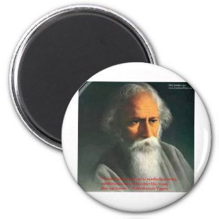 Rabindranath Tagore Love Quote Gifts & Cards Fridge Magnets