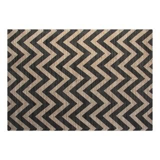 Grey Chevron Area Rug (5x7)