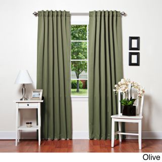 Thermal Rod Pocket 95 inch Blackout Curtain Panel Pair