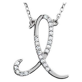 Sterling Silver Diamond Necklace Jewelry