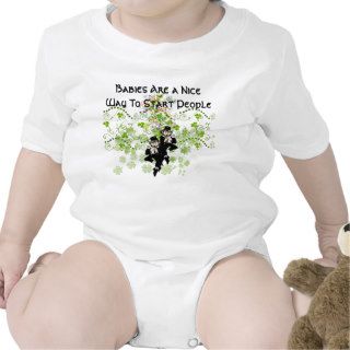 Irish Baby Leprechaun Blessing T shirt  