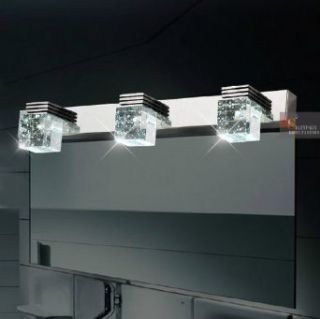 Modern Bathroom Crystal Lights Wall LED Lamps Fashion Cabinet Mirror Lighting 3 Lights 110 V   Wall Porch Lights  