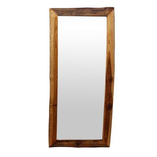 Handmade Golden Oak finished Teak Wood Full length Mirror (Thailand) Haussmann Mirrors