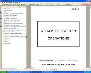 U.S. Army FM 1 112 Attack Helicopter Operations Field Manual on CD ROM 