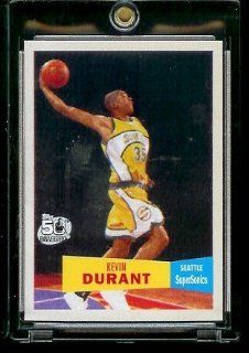 2007 08 Topps Basketball 1957 58 Variations # 112 Kevin Durant   NBA Rookie Trading Card Sports Collectibles