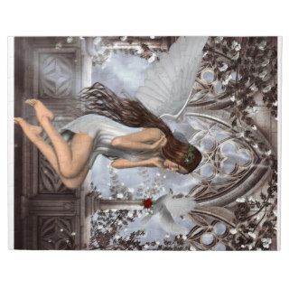 Angel and Her Dove Jigsaw Puzzles