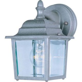 Filament Design Infinite Wall Mount 1 Light Outdoor Pewter Incandescent Lantern HD MA4971241